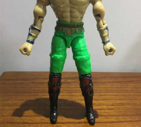 怀旧老玩具 北斗神拳 品相如图 关节松 感...