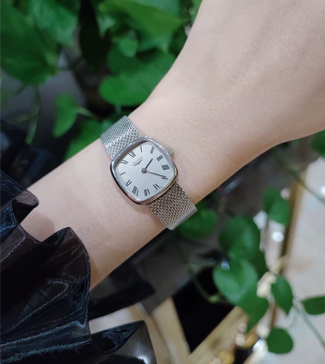 浪琴方糖机械表中古表女表vintage古董...