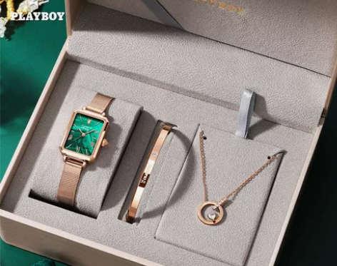 闲置 2022花花公子新款小绿表轻奢手表女...