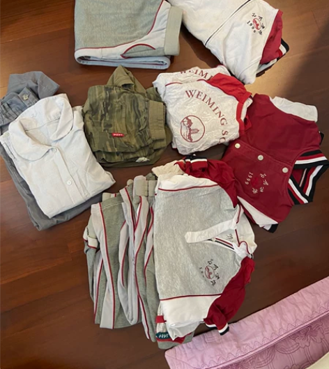 为明学校校服,需要什么可以私信,新旧不一,...