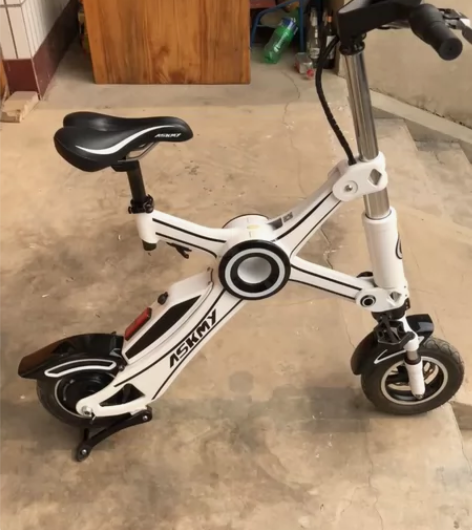 电动自行车恩斯迈x1折叠迷你高配智能款 高...