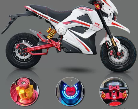 趴赛小猴子电摩M5m3高速大功率成人电动摩...