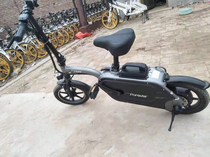 上海永久锂电池折叠电动车，48伏20安锂电...