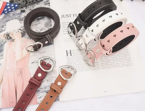 韩版装饰皮带女士潮流社会简约百搭时尚裙子学...