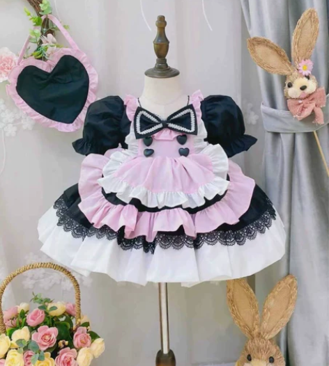 花姐手作 粉黛 裙长51（110码） 借图...