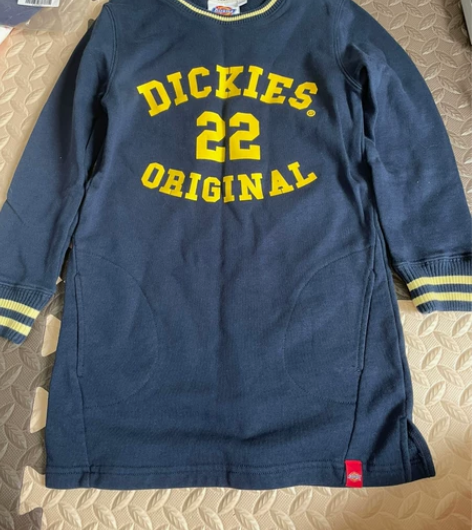 Dickies童装公主裙女童长款 卫衣裙秋...