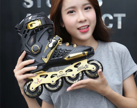 轮滑鞋成人直排轮溜冰鞋成年男女花式旱冰鞋平...