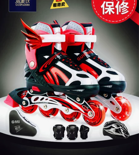 滑冰鞋上学了，现在用不着了。 原价148元...