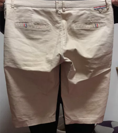 男士休闲短裤 浅卡其色 很洋气 25包邮 ...