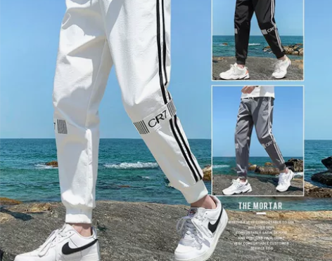 白色休闲裤男,XL码,全新 感兴趣的话点“...