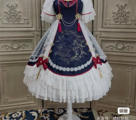 别枝惊鹊lolita M码 无吊牌 无瑕疵