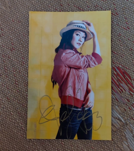 台湾明星 许慧欣 爱情抗体 亲笔签名照片 ...