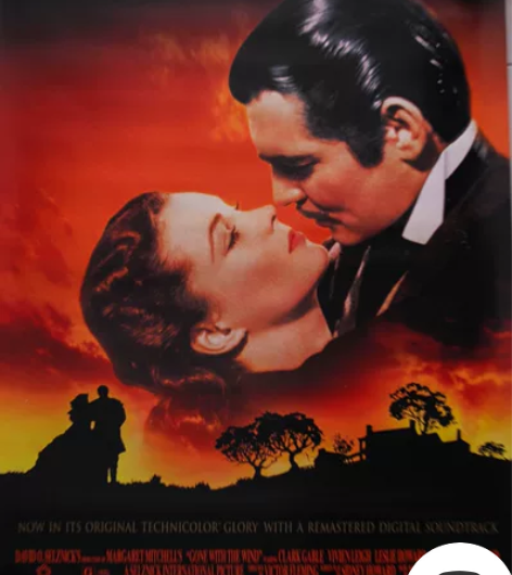 乱世佳人（1940） 电影海报， 1998...