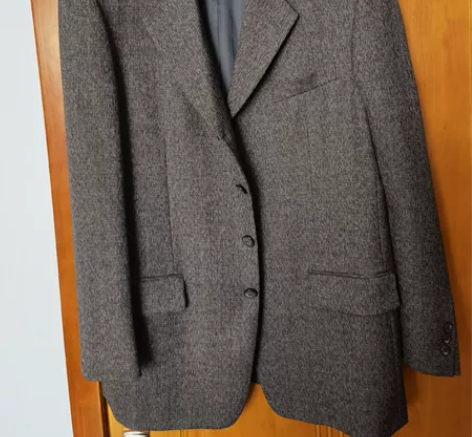 杉杉羊毛男士西装上衣，双开叉，尺码185/...