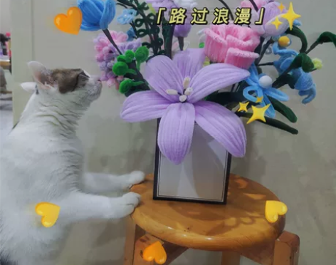 冬天的第一个扭扭棒花篮 送闺密送女友可定制...