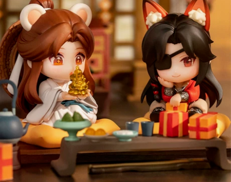 擎苍天官赐福花城谢怜生日花栖椿岁Q版手办动...