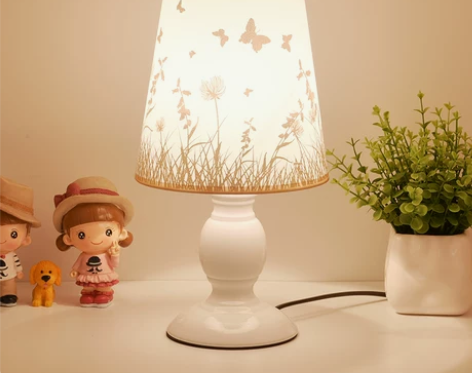 台灯卧~室床头灯简约现代温馨浪漫创意节能小...