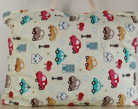 幼儿园被子袋手提包纯棉帆布整理收纳包手提包...