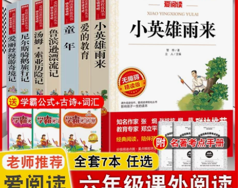 童年高尔基爱的教育小英雄雨来六年级必读完整...