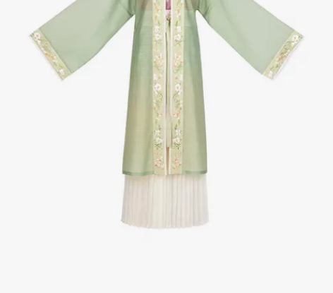 重回汉唐朝花夕拾直领对襟长衫 感兴趣的话点...