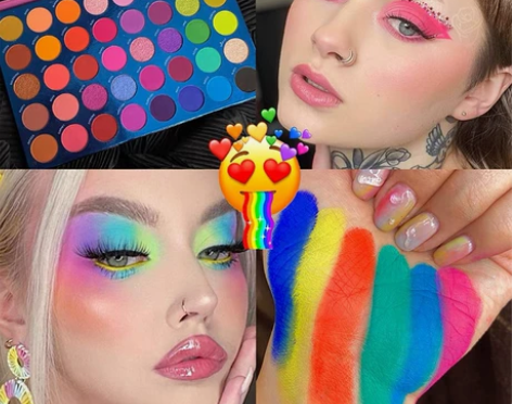 beauty glazed蝴蝶彩色眼影盘，...