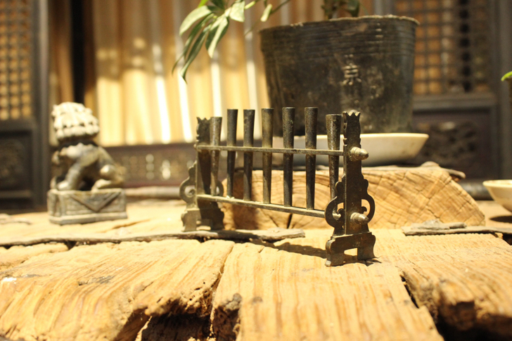 清末民国七插毛笔架笔架老物件