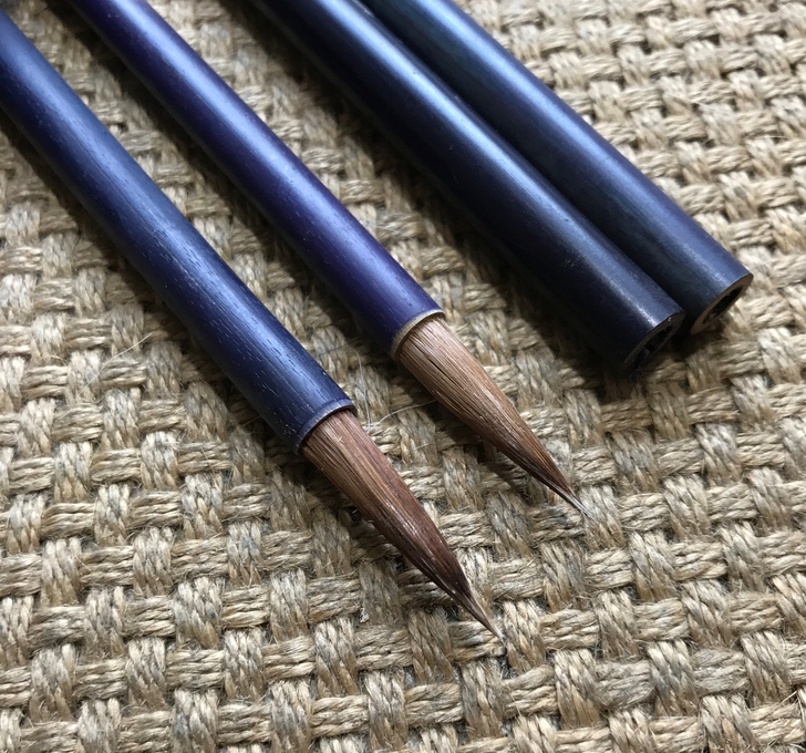 抄经小楷笔两支合售，创汇时期北京制笔厂，珍...