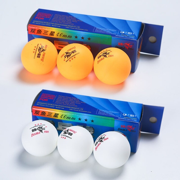 双鱼三星乒乓球 国际专业比赛专用球3星乒乓...