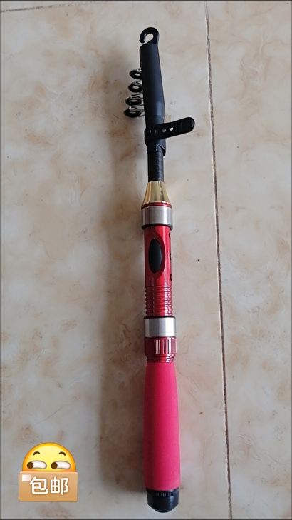（清仓处理）迷你小海竿便携带超短节钓鱼竿抛...