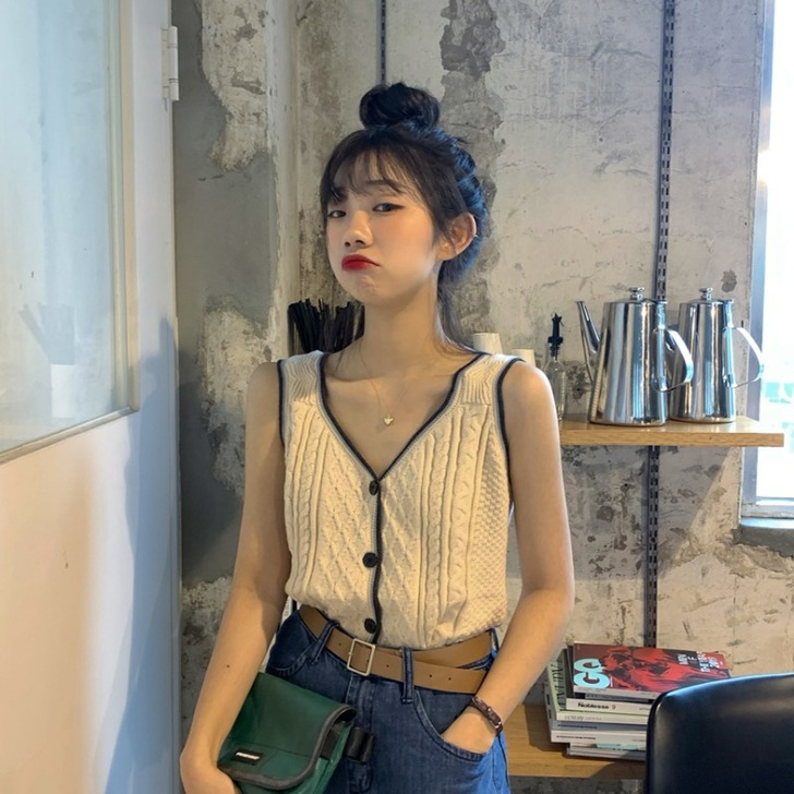 【狂欢价】毛衣2020年秋冬新款女士马甲无...