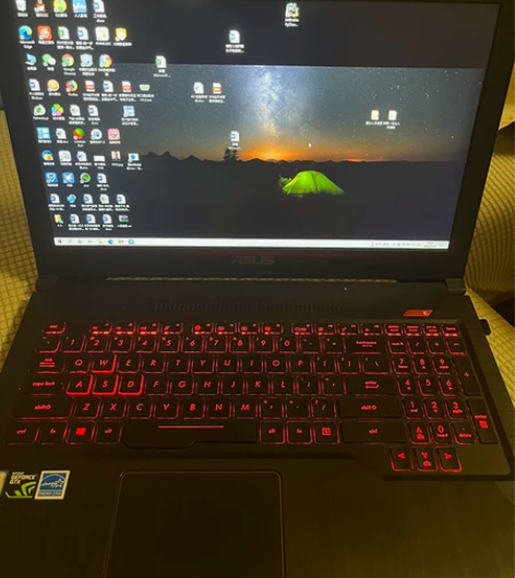 慢出自用华硕飞行堡垒FX63VD。i7-7...