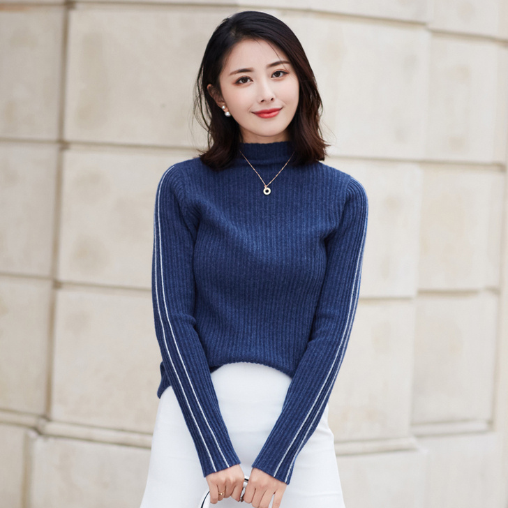 八成新，八成新欧丝璐2017秋冬新款半高领...