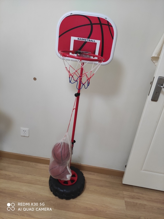 球架篮球框 （带两个球）