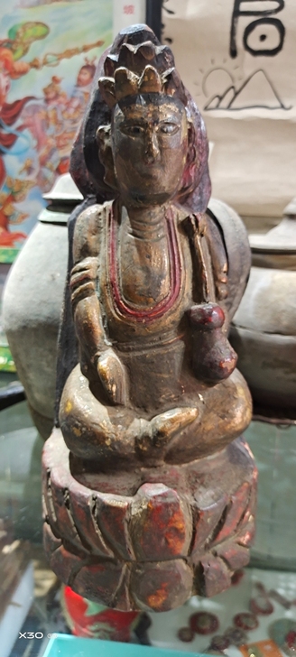 清末民初老佛像，厚重包老！高35Cm。有假...