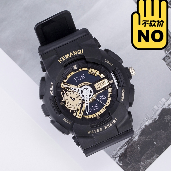 百搭腕表，男女都能戴，颜色有好多，没有发出...