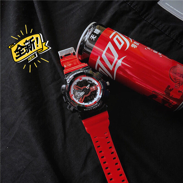 学生韩版男款运动黑科技抖音网红手表潮男高档...