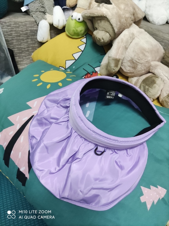 贝壳渔夫帽，遮阳帽发箍式女防防晒可折叠空顶...