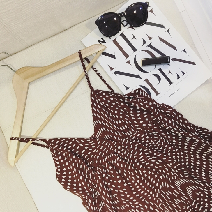 几何图案连衣裙，尺码:S