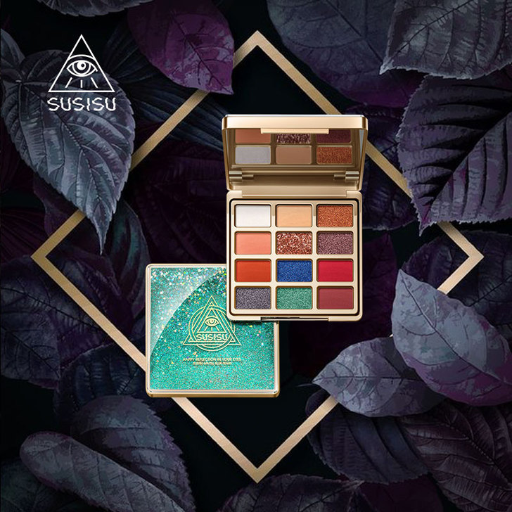 官方店susisu苏西苏幻境流沙眼影盘少女...