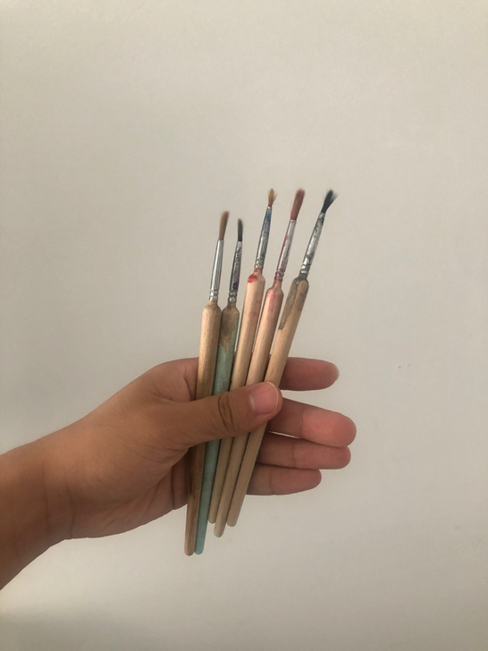 勾线笔笔洗一起出