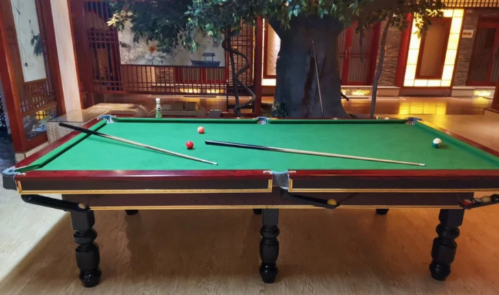 蒂茗台球桌标准型美式黑八桌球台台球 蒂茗台球桌标准型美式黑八桌球台台球