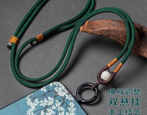 手机挂绳 手机挂绳琼睿挂脖绳吊绳链绳子斜挎...