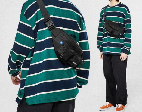 胸包男包斜挎包胸包LIVEBOX日系男潮牌...