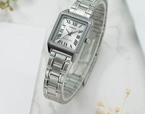 casio卡西欧手表女士复古小方块表学生轻...