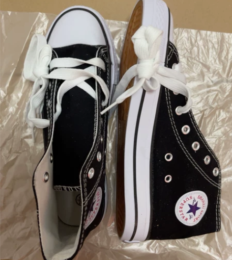 男士高帮帆布鞋，春秋夏新款，全新，全新，全...