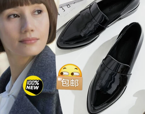 最新款达芙妮2021春秋季新款单鞋女粗跟小...