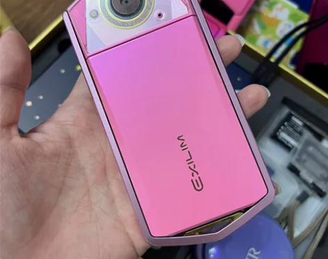 卡西欧自拍神器 tr750 蜜桃粉 自带1...