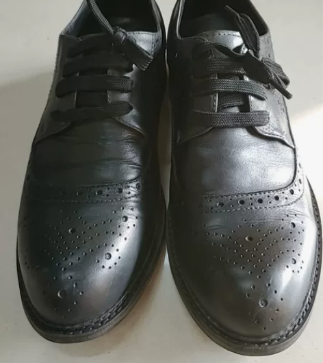 真皮男士布洛克圆头皮鞋 感兴趣的话点“我想...