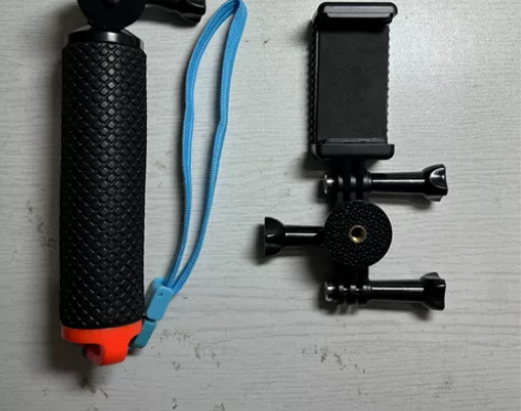 运动相机配件手握浮力棒手机夹gopro大疆...