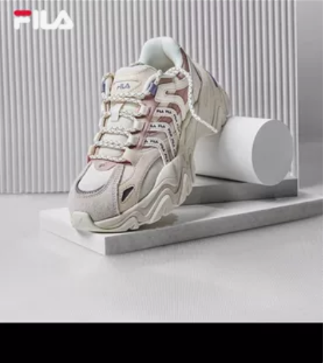 FILA 斐乐老爹鞋女鞋秋冬休闲鞋时尚轻便...